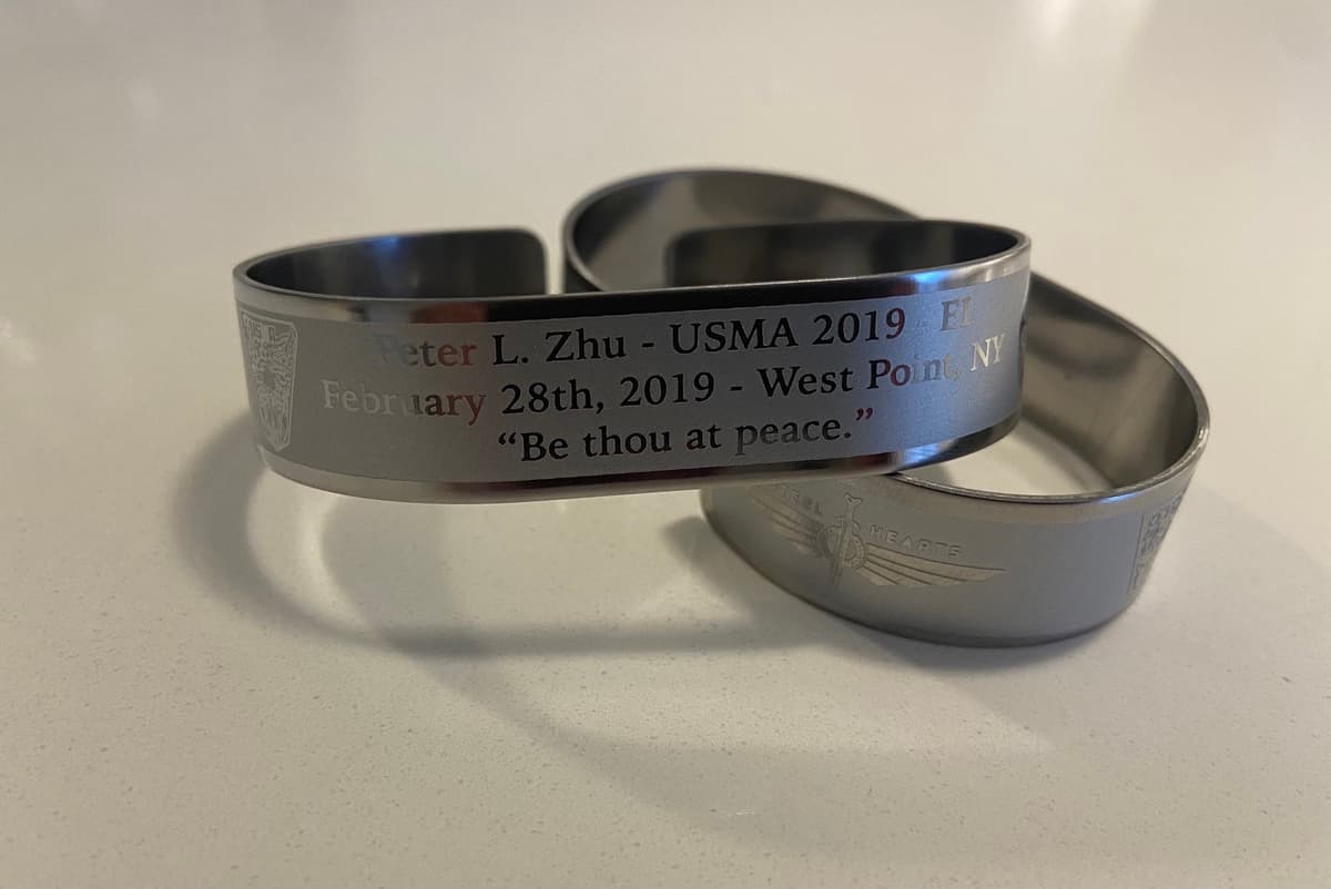Memorial image honoring CDT Peter L. Zhu (USMA '19)