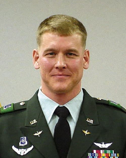 Memorial portrait of MAJ Curtis D. Feistner (USMA '90)