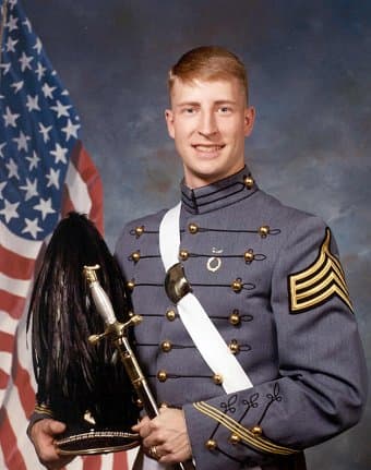 Memorial portrait of CPT Joshua T. Byers (USMA '96)