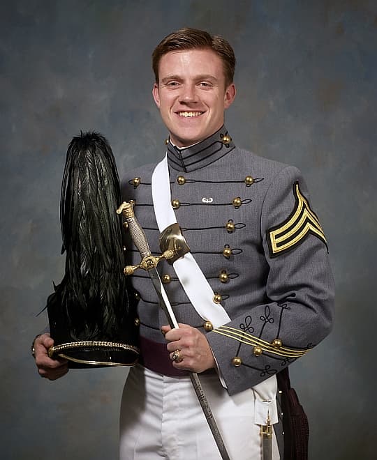 Memorial portrait of MAJ Paul C. Voelke (USMA '98)