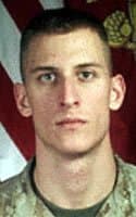 Memorial portrait of Marine Lance Cpl. Ryan J. Kovacicek