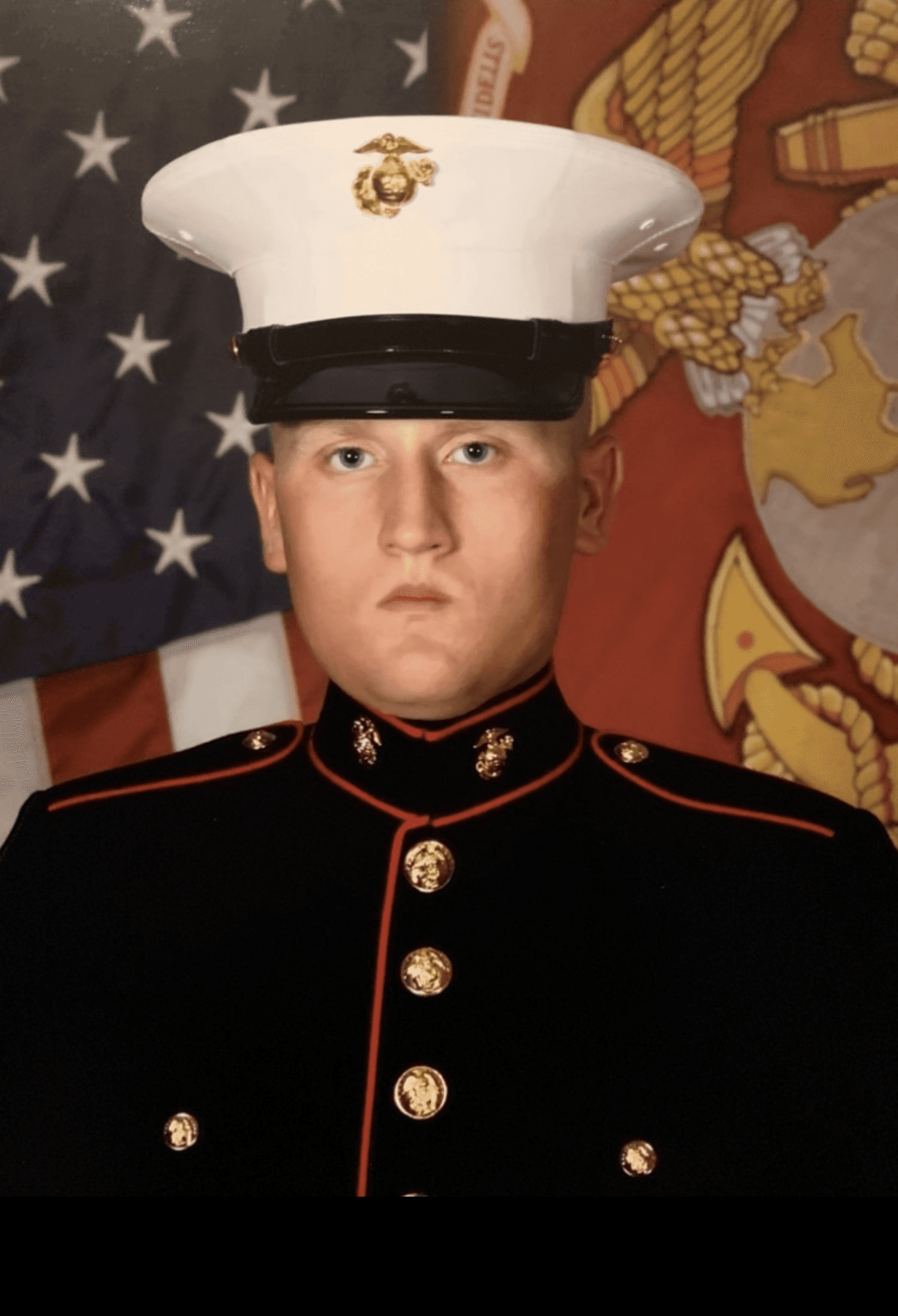 Memorial portrait of Cpl Jacob M. Moore