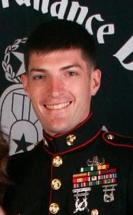 Memorial image honoring GySgt Justin E. Schmalstieg