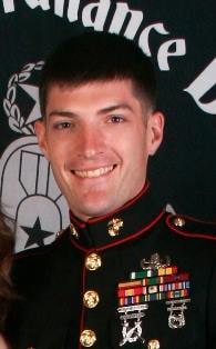 Memorial image honoring GySgt Justin E. Schmalstieg