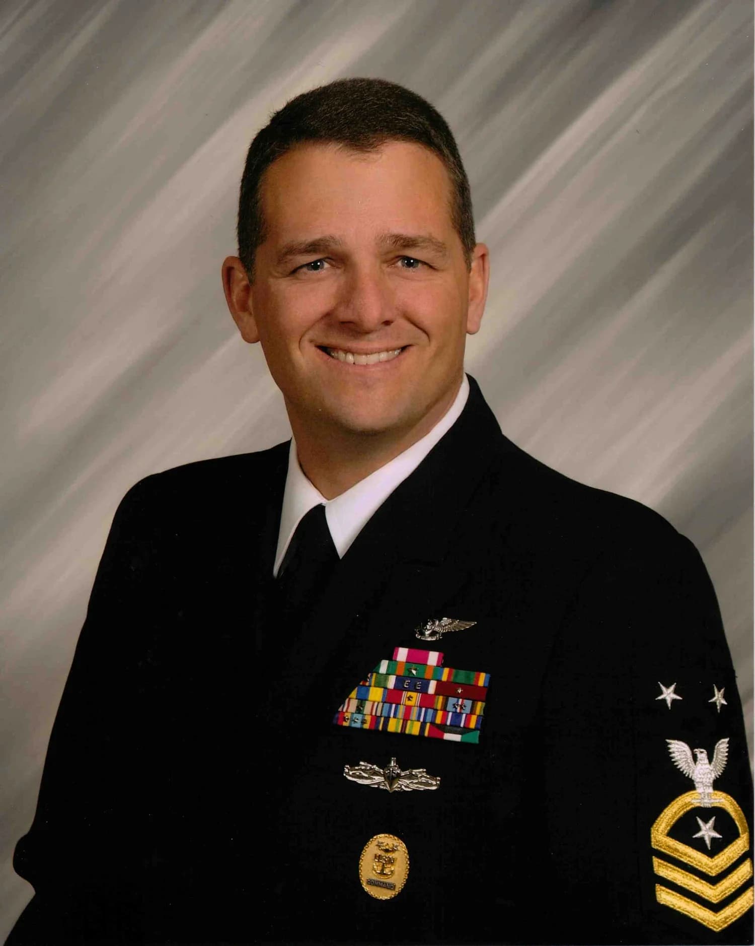 Memorial portrait of CMC Jeff J. Garber