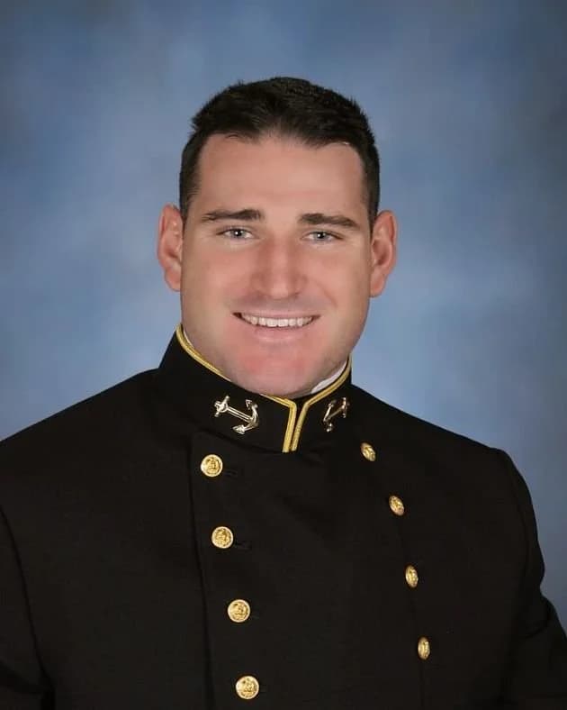 Memorial portrait of LT Caleb N. King (USNA '12)