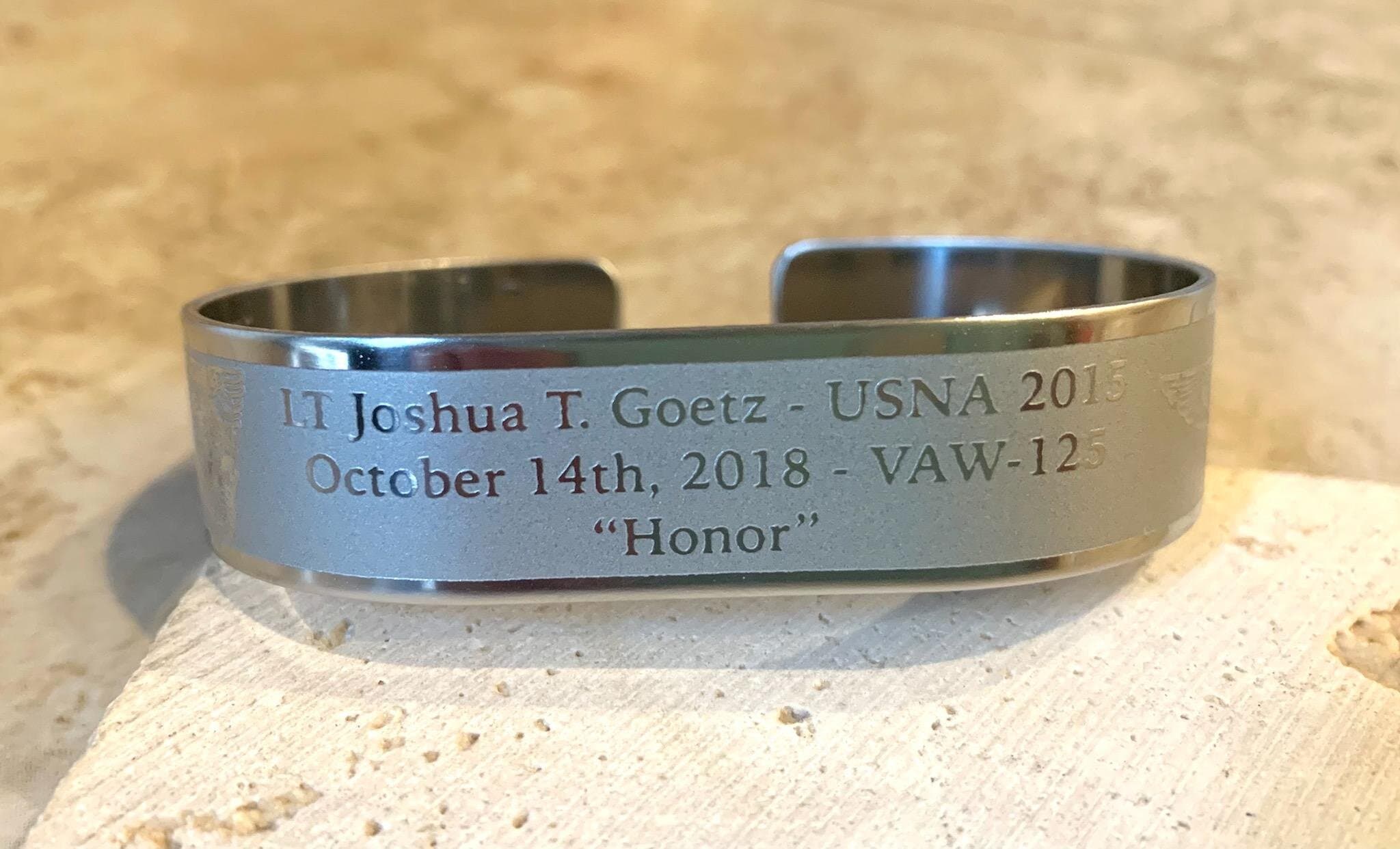 Memorial portrait of LT Joshua T. Goetz (USNA '15)