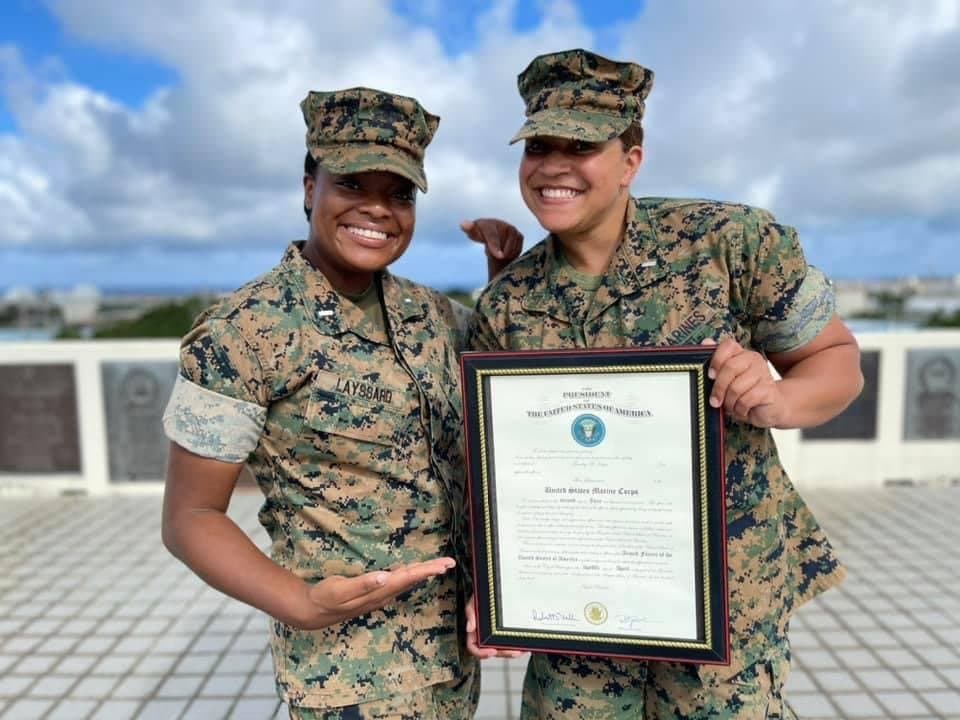 Memorial portrait of 1stLt. Ashleigh R. Fairow (USNA '19)