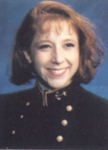 Memorial portrait of Maj. Megan M. McClung (USNA '95)