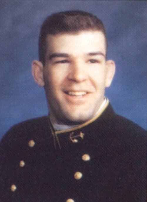 Memorial portrait of Maj. Douglas A. Zembiec (USNA '95)