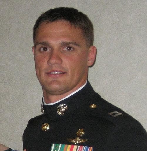Memorial portrait of Maj. Jeremy J. Graczyk (USNA '99)