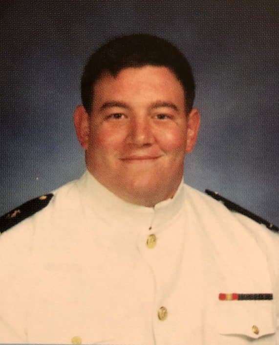 Memorial portrait of ENS Blaine R. Kindler (USNA '99)