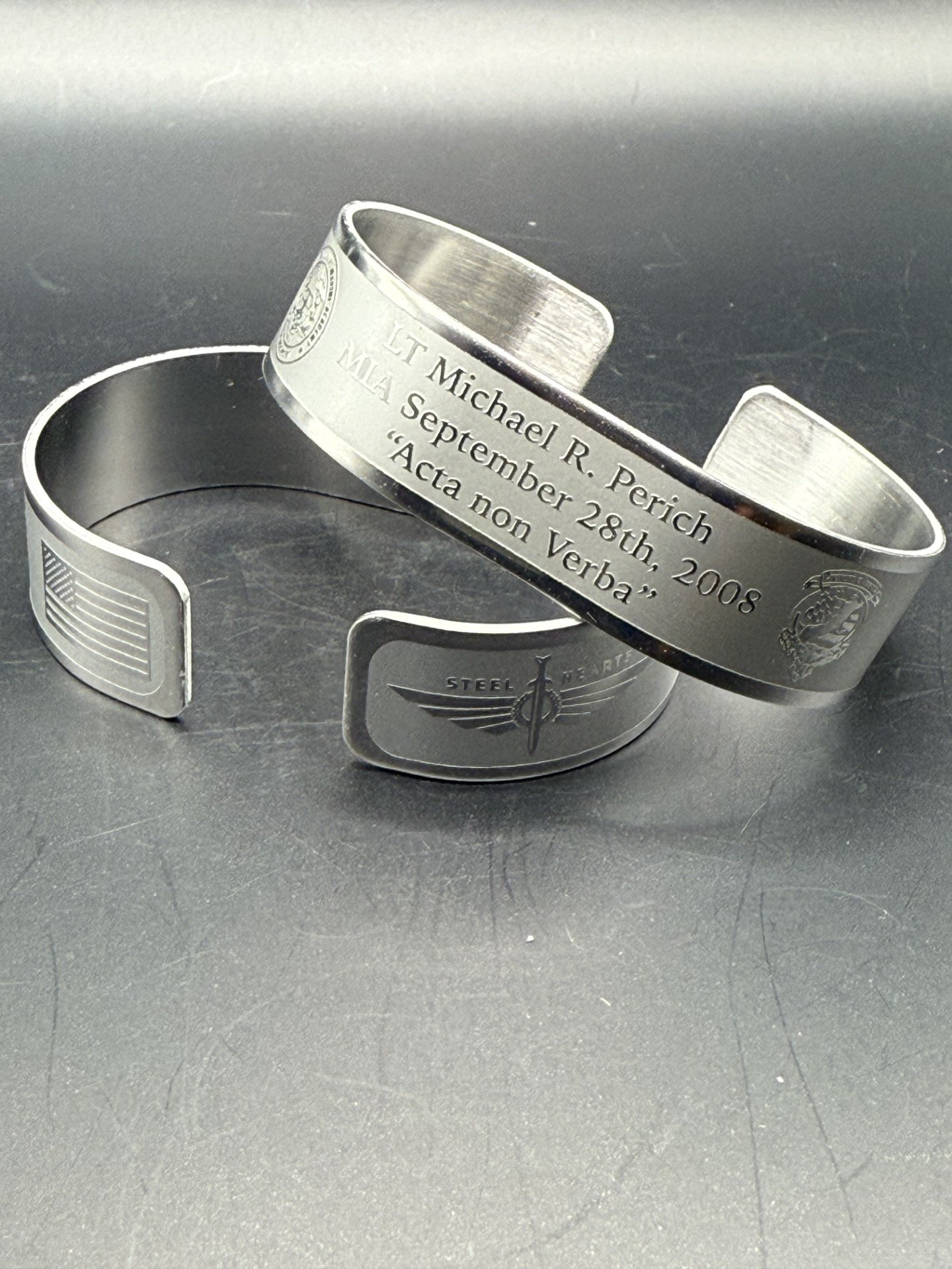 Memorial bracelet design for LT Michael R. Perich (USMMA '06)